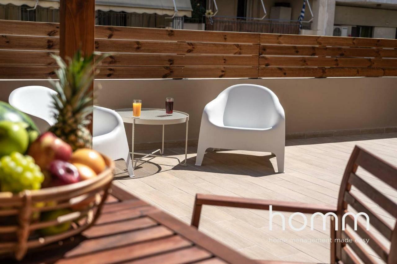 أثينا Nemeseos Ground Floor Homm Apartment With Roof Garden And Wading Pool المظهر الخارجي الصورة