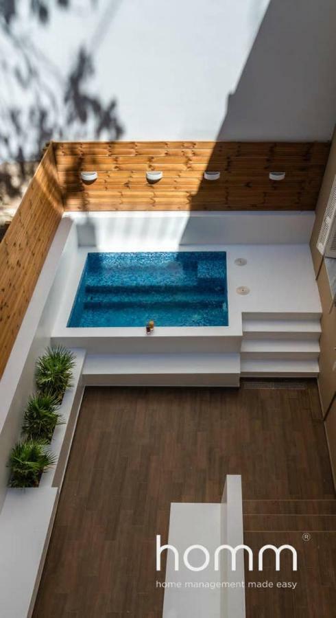 أثينا Nemeseos Ground Floor Homm Apartment With Roof Garden And Wading Pool المظهر الخارجي الصورة